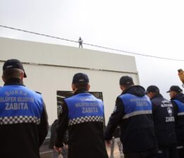 Kaçak yapıyı yıktırmamak için canını hiçe saydı