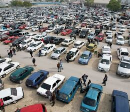 Bursa’da bayram öncesi oto pazarında yoğunluk