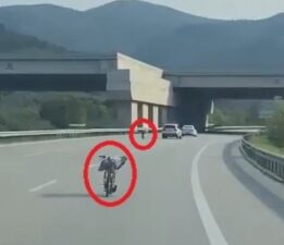 Bursa’da otobanda akılalmaz yolculuk