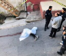 Karısını çocuğunun gözü önünde öldürdü