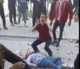 Yolda yürürken canından oluyordu!