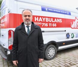 Bursa’da sokak hayvanlarına ‘Haybulans’