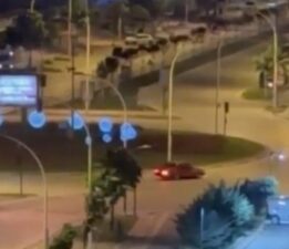 Bursa’da trafik magandaları apartman sakinlerini rahatsız etti