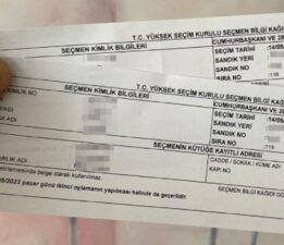 YSK’dan seçmen bilgi kağıdı kararı!