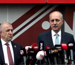 Özdağ, Numan Kurtulmuş ile basın açıklaması yaptı