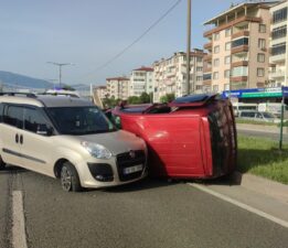 Bursa’da yol verme tartışması kazaya neden oldu