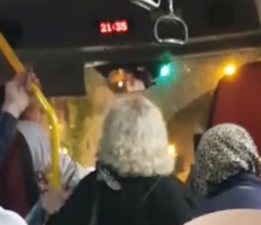 Bursa’da otobüs şoförü ile yolcu arasında tartışma çıktı!