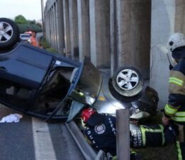 TEM’de alkollü sürücü dehşeti!