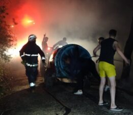 Daha önce evini yakan şahıs ormanı da yakmaya kalktı