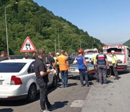 Bayramın en büyük kazası! 18 araç birbirine girdi