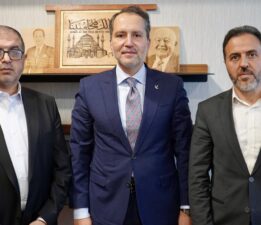 Filistinli heyetten Fatih Erbakan’a ziyaret!