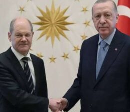 Cumhurbaşkanı Erdoğan, Almanya Şansölyesi Scholz ile görüştü