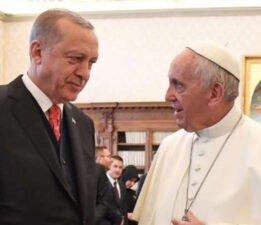Erdoğan’dan Papa’ya Gazze telefonu