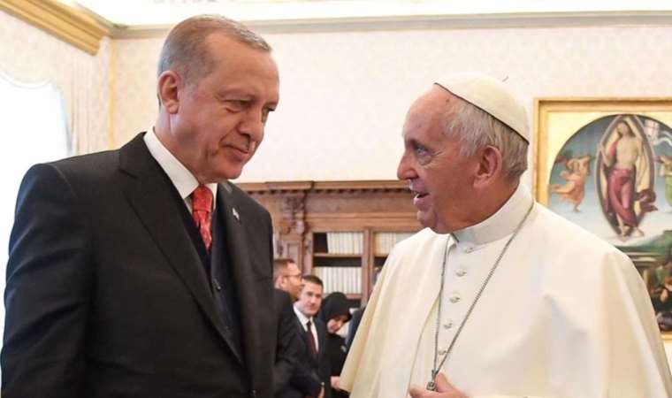 Erdoğan’dan Papa’ya Gazze telefonu