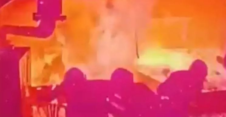 Demir çelik fabrikası patlama