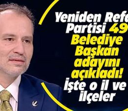 Yeniden Refah Partisi Bursa’daki 3 İlçe Belediye Başkan adayları tamam!