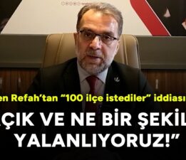 Yeniden Refah’tan Ak Partili Efkan Ala’ya sert yanıt: Açık ve net bir şekilde yalanlıyoruz!