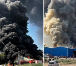 Bursa’da yangın! 4 fabrika kül oldu