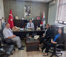 OSMANGAZİ KAYMAKAMI ALİ PARTAL VE OSMANGAZİ İLÇE EMNİYET MÜDÜRÜ SEFER SERDAR ÇAKIR`a TÜED`den ZİYARET