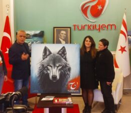 Türk Ressam Muhteşem Bir Bozkurt Yaptı.