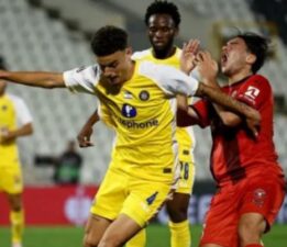 MAÇTA “ÖZGÜR FİLİSTİN” DİYE BAĞIRDI