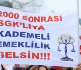 Emeklilikte Adalet Arayanlar Derneği: Çocuklarımız da eşit şekilde emekli olsun