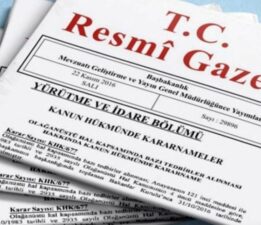 Yeni atamalar Resmi Gazete’de!