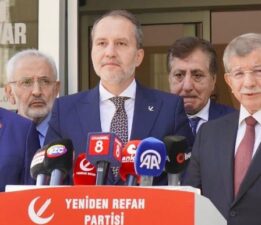 Davutoğlu’ndan Erbakan’a ziyaret