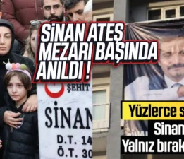 Sinan Ateş Bursa’da mezarı başında anıldı: “İlk gün söyledim yine söylüyorum, oğlumun katilleri MHP’de”