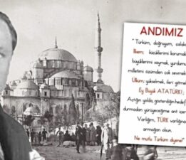 “Andımız” ı eğitim-öğretim sistemimize  geri getirin.