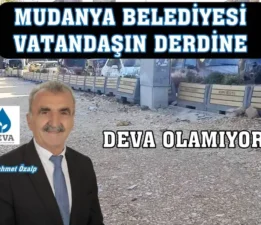 DEVA MUDANYA; Mudanya’nın geleceğini rant projelerine teslim etti!