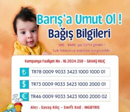 Barış bebek yaşamak için yardım bekliyor