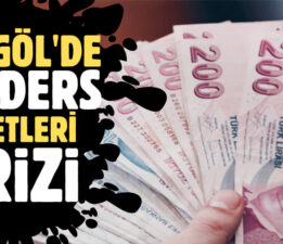 İNEGÖL’DE EKDERSLERİN GEÇ ÖDENMESİNİN SORUMLUSU KİM ?