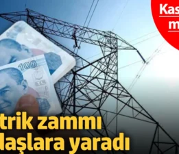 Elektriğe gelen zam şirketlere yaradı: Faturayı halk ödüyor, kasayı imtiyazlı şirketler dolduruyor!