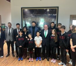 Tan Okulları’ndan Bursaspor Başkanı Enes Çelik’e Ziyaret