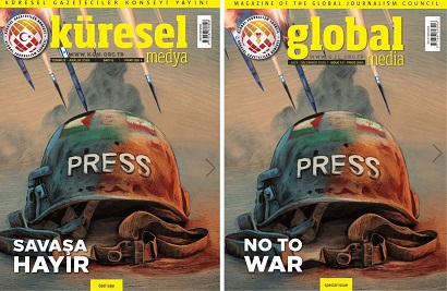 Kapakta Evrensel Bir Çığlık: “Savaşa Hayır”