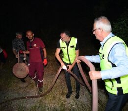 Kestel’de Orman Yangınına Karşı Örnek Mücadele