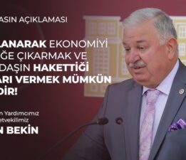 Doğan Bekin: “Vatandaşın Borç Yükü Gün Geçtikçe Ağırlaşıyor”