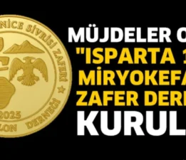İsparta’da Tarihi Bir Adım: “1176 Miryokefalon Zafer Derneği” Kuruldu