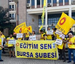 Eğitim-Sen Bursa Şube Başkanı Derviş Erdem: “Eğitim Masrafları Velinin Belini Büküyor!”