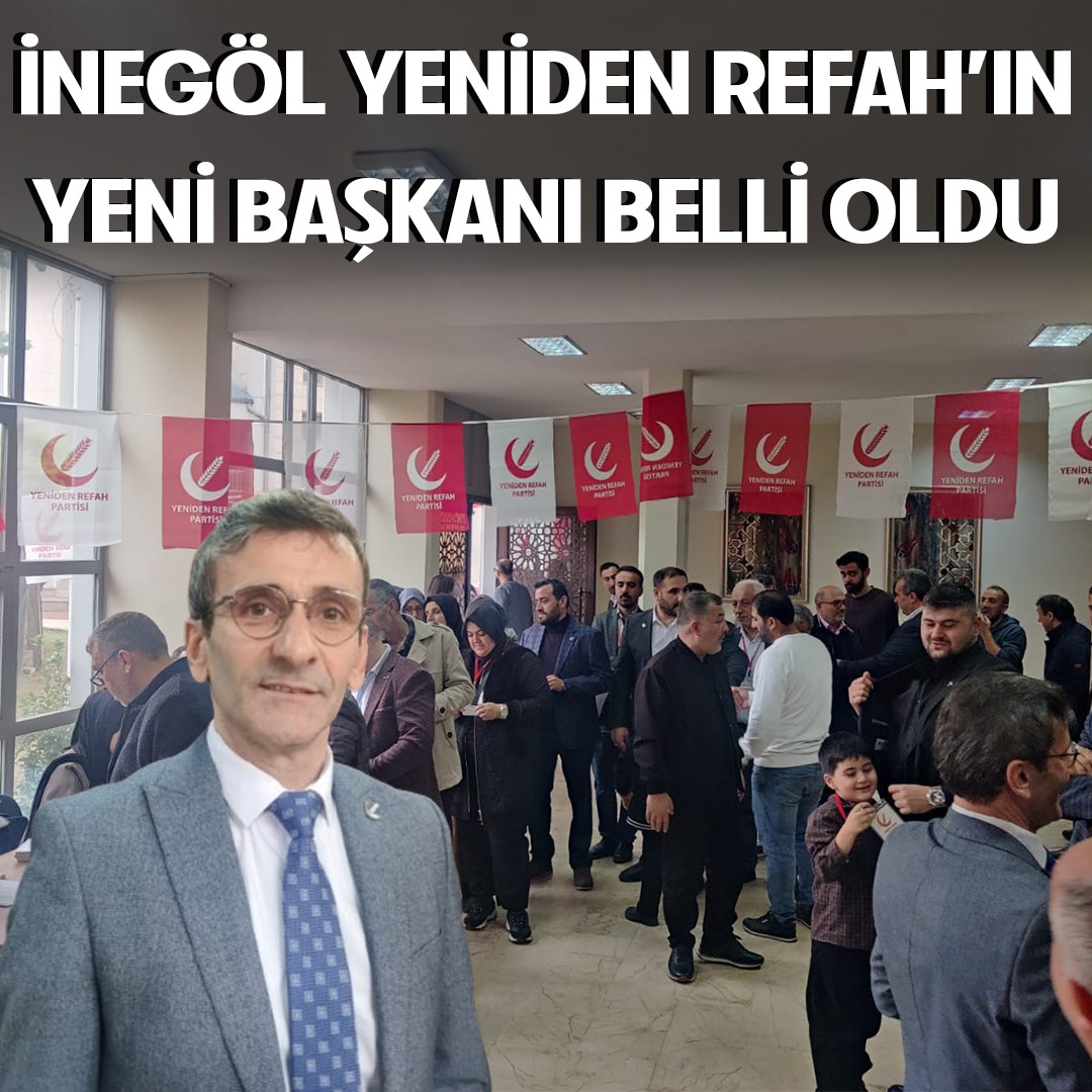 Yeniden Refah İnegöl’de Ahmet Aydın dönemi başlıyor