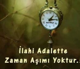 Adalet Yerini Bulmalıdır!