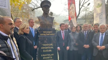 Cumhuriyetin devrim şehidi Kubilay’ın anısı, Yüzüncü Yıl Parkı’nda ölümsüzleştirildi