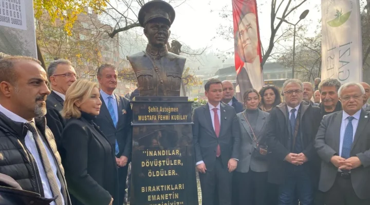 Cumhuriyetin devrim şehidi Kubilay’ın anısı, Yüzüncü Yıl Parkı’nda ölümsüzleştirildi