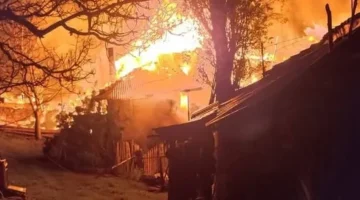 Orhaneli’de Ev Yangını