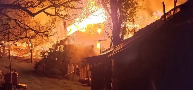 Orhaneli’de Ev Yangını