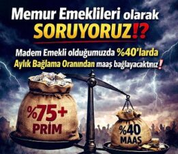 Memur Emeklilerine Seyyanen Artış Yansıtılmadı