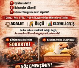 Şimşek: “Bu Düzen Değil, Açık Bir Adaletsizliktir”