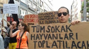 “Hayvansevere Ceza, Katliama Sessizlik!”