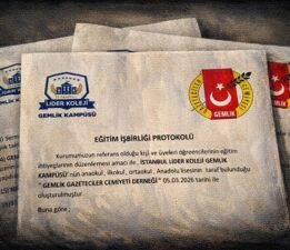 Gemlik Gazeteciler Cemiyeti ile Lider Koleji Arasında Eğitimde Örnek İş Birliği